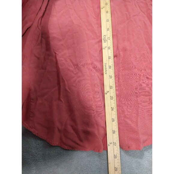 Soft Surroundings Shirt Top  Womens XL Pink Button Up Roll Tab Beachy Coastal - Picture 3 of 7